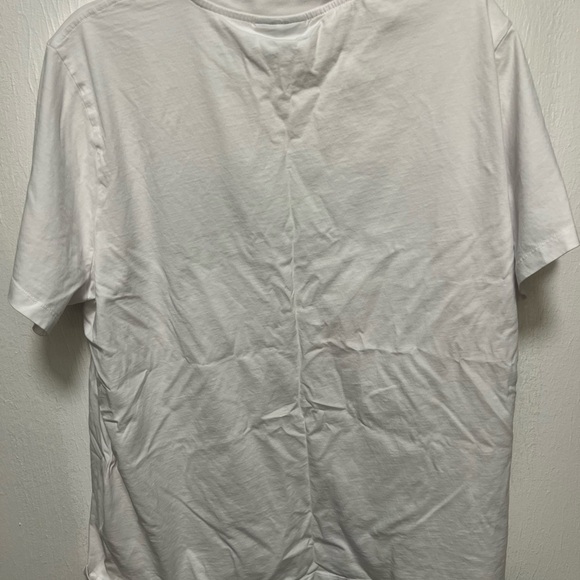 Ganni White Tee with Bunny and Green Logo - Picture 4 of 4